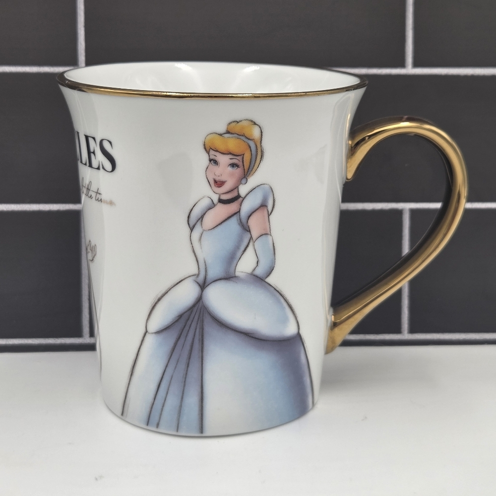 Even Miracles Take A Little Time Cinderella Mug Fairy Godmother 100 Year Anniv